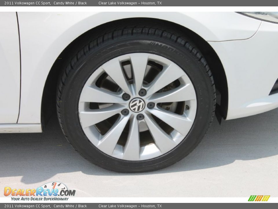 2011 Volkswagen CC Sport Candy White / Black Photo #12