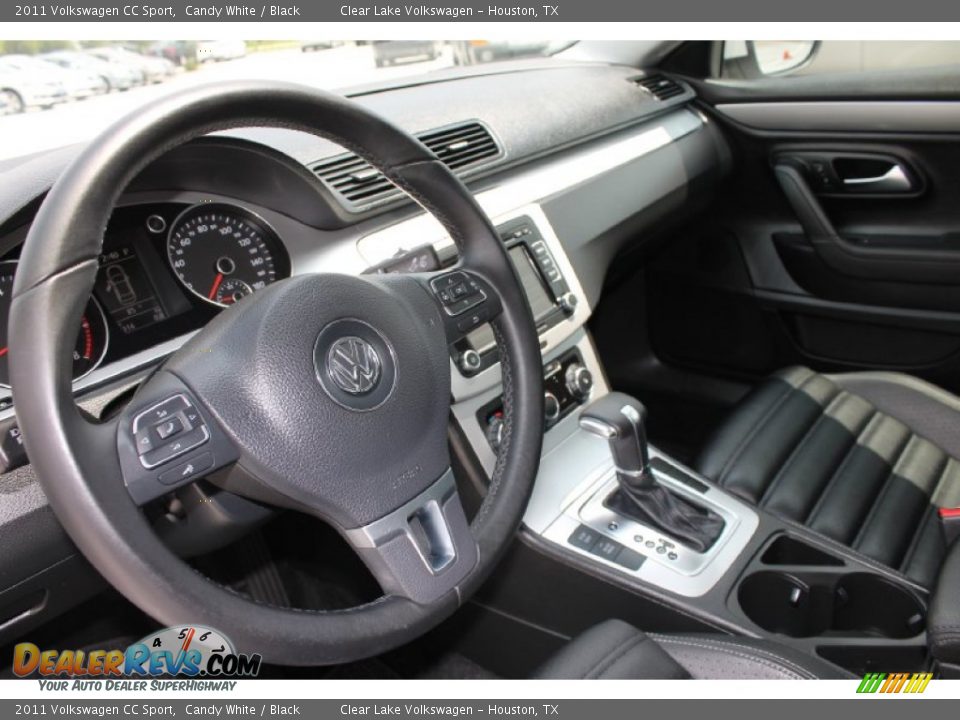 2011 Volkswagen CC Sport Candy White / Black Photo #14