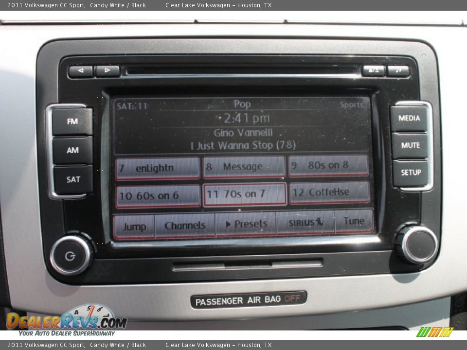 2011 Volkswagen CC Sport Candy White / Black Photo #20
