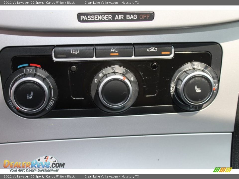 2011 Volkswagen CC Sport Candy White / Black Photo #21