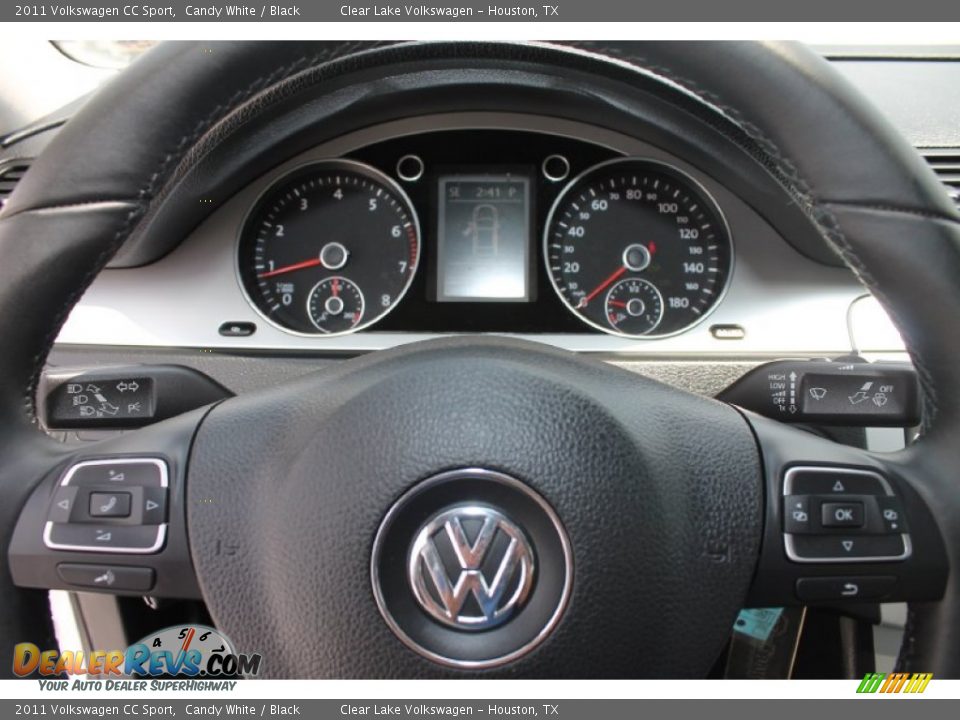 2011 Volkswagen CC Sport Candy White / Black Photo #24