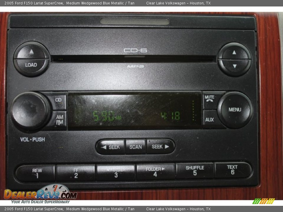 Audio System of 2005 Ford F150 Lariat SuperCrew Photo #20
