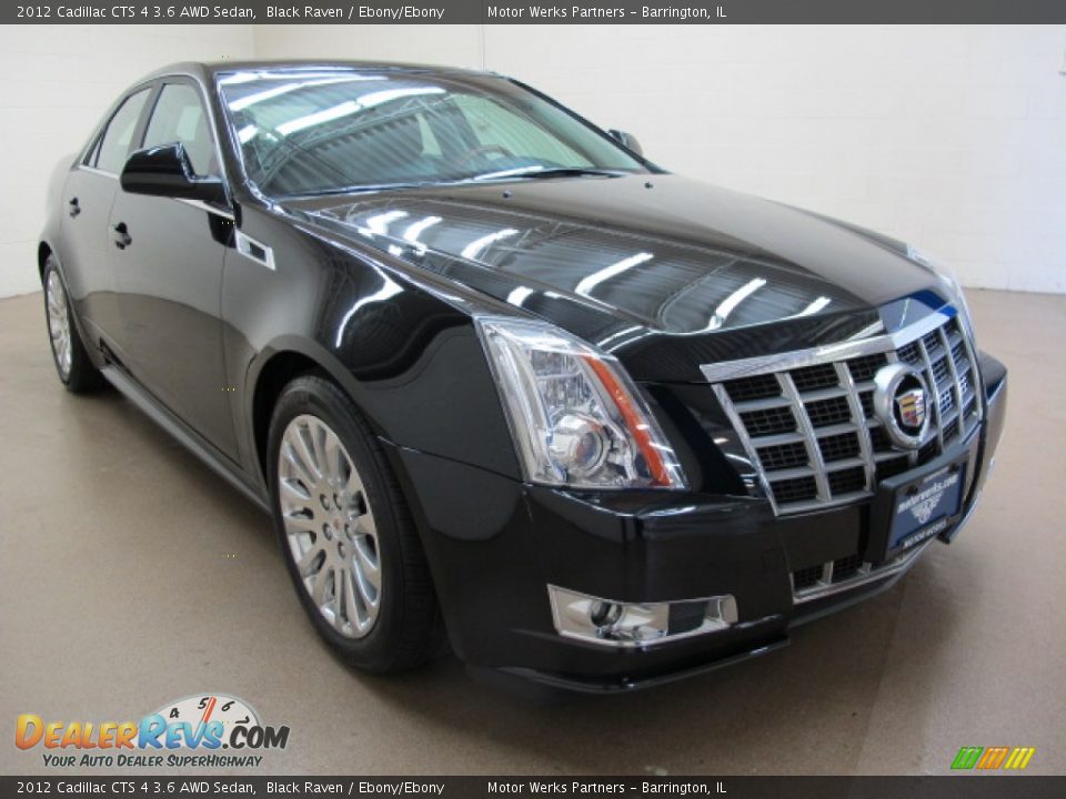 2012 Cadillac CTS 4 3.6 AWD Sedan Black Raven / Ebony/Ebony Photo #1
