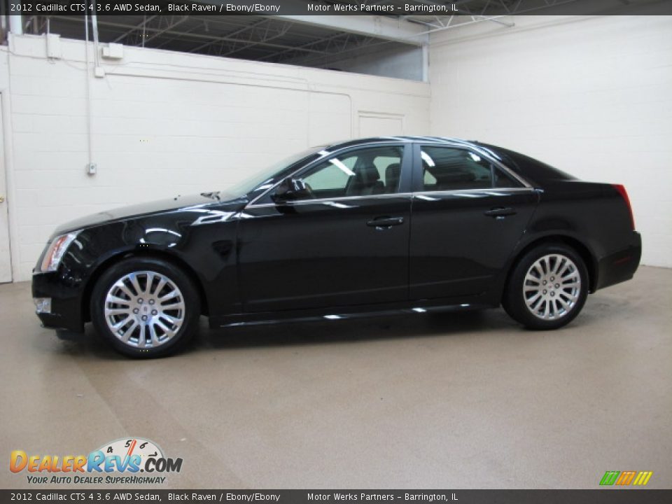 2012 Cadillac CTS 4 3.6 AWD Sedan Black Raven / Ebony/Ebony Photo #4