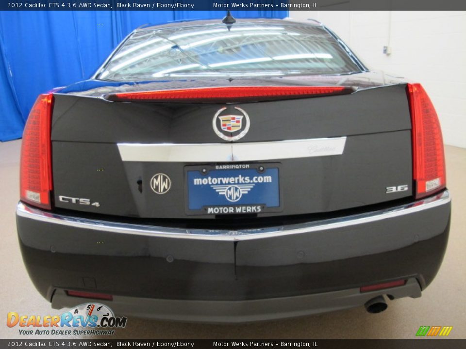 2012 Cadillac CTS 4 3.6 AWD Sedan Black Raven / Ebony/Ebony Photo #6