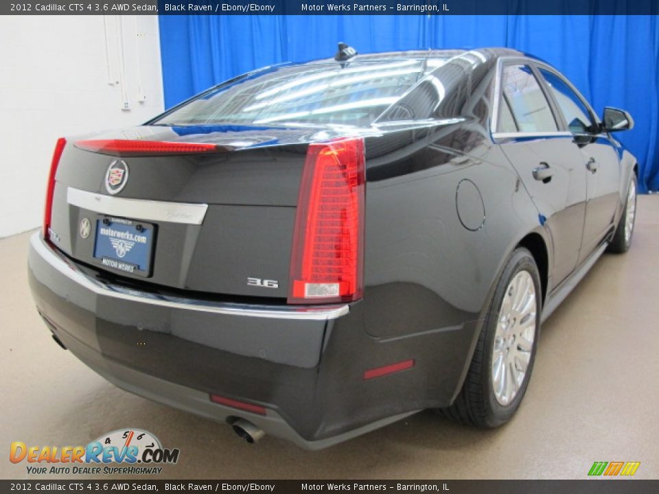 2012 Cadillac CTS 4 3.6 AWD Sedan Black Raven / Ebony/Ebony Photo #7