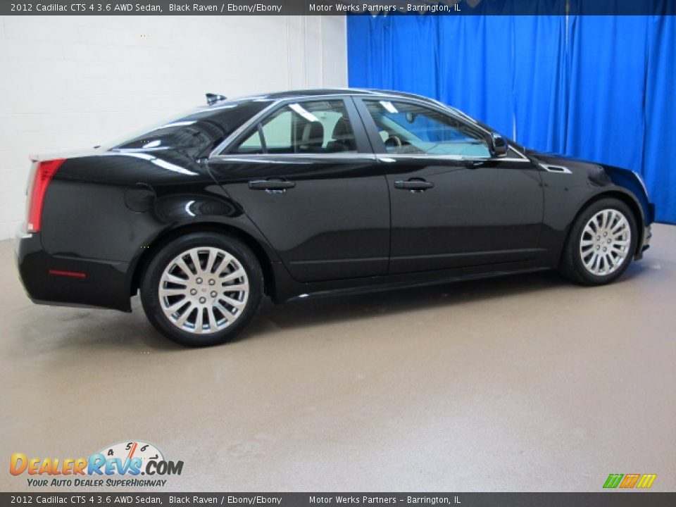 2012 Cadillac CTS 4 3.6 AWD Sedan Black Raven / Ebony/Ebony Photo #8