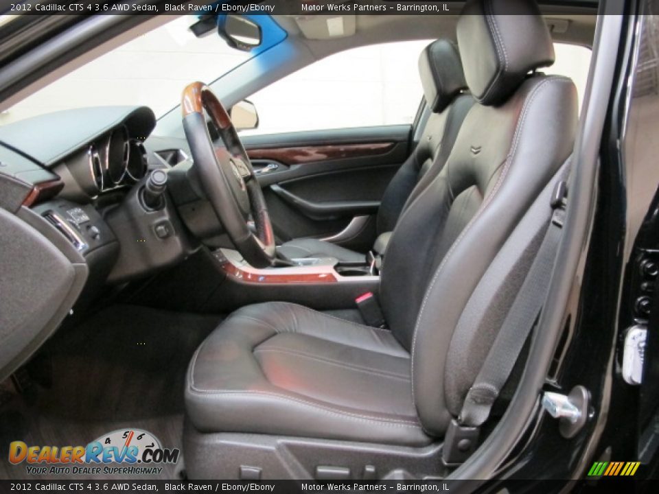 2012 Cadillac CTS 4 3.6 AWD Sedan Black Raven / Ebony/Ebony Photo #15