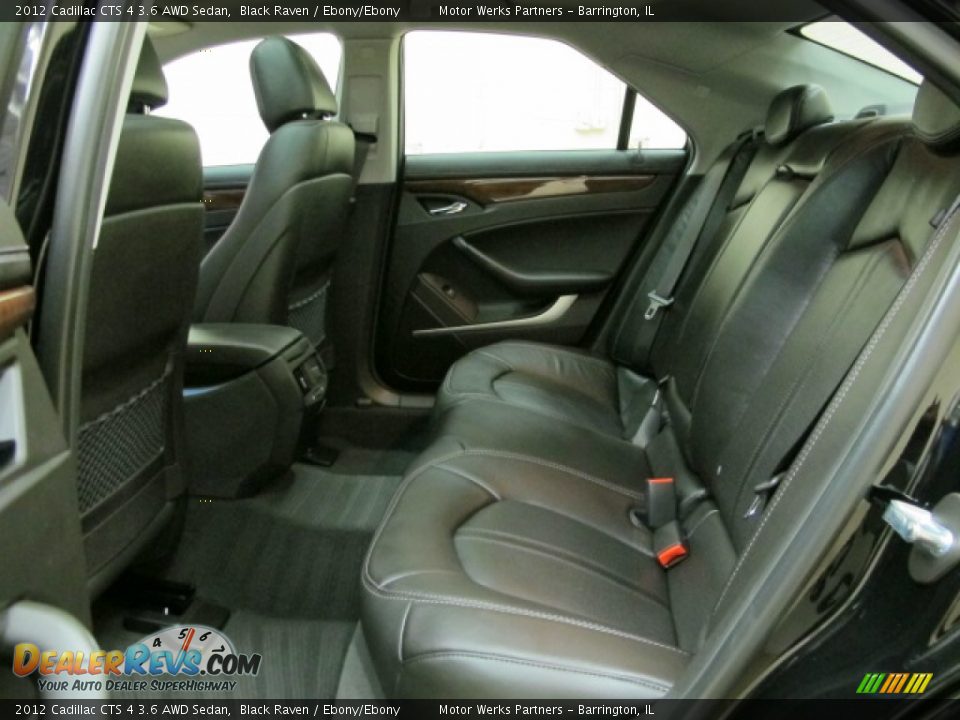 2012 Cadillac CTS 4 3.6 AWD Sedan Black Raven / Ebony/Ebony Photo #17