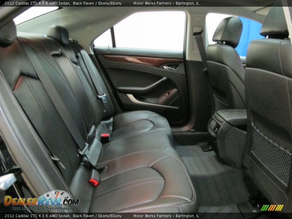 2012 Cadillac CTS 4 3.6 AWD Sedan Black Raven / Ebony/Ebony Photo #19