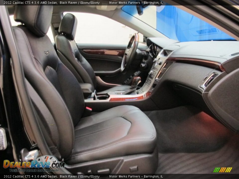 2012 Cadillac CTS 4 3.6 AWD Sedan Black Raven / Ebony/Ebony Photo #21