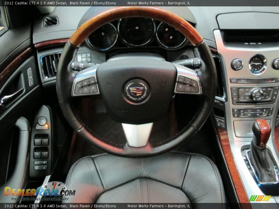 2012 Cadillac CTS 4 3.6 AWD Sedan Black Raven / Ebony/Ebony Photo #23