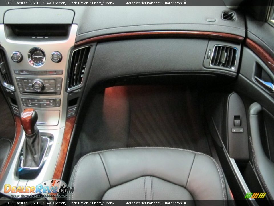 2012 Cadillac CTS 4 3.6 AWD Sedan Black Raven / Ebony/Ebony Photo #24