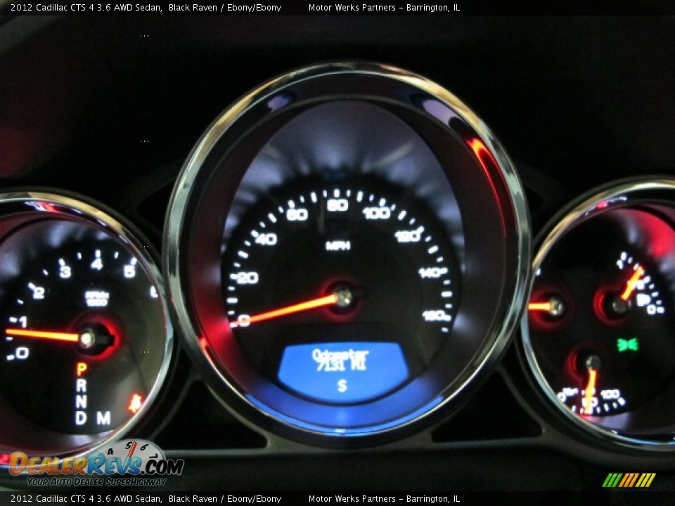 2012 Cadillac CTS 4 3.6 AWD Sedan Black Raven / Ebony/Ebony Photo #25