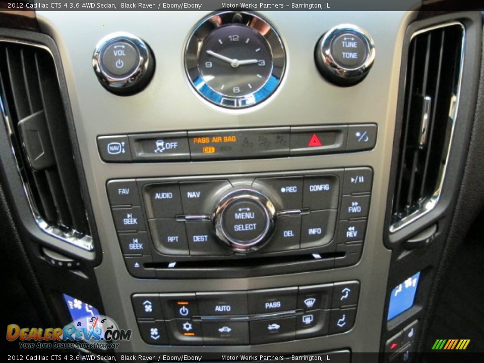 2012 Cadillac CTS 4 3.6 AWD Sedan Black Raven / Ebony/Ebony Photo #28