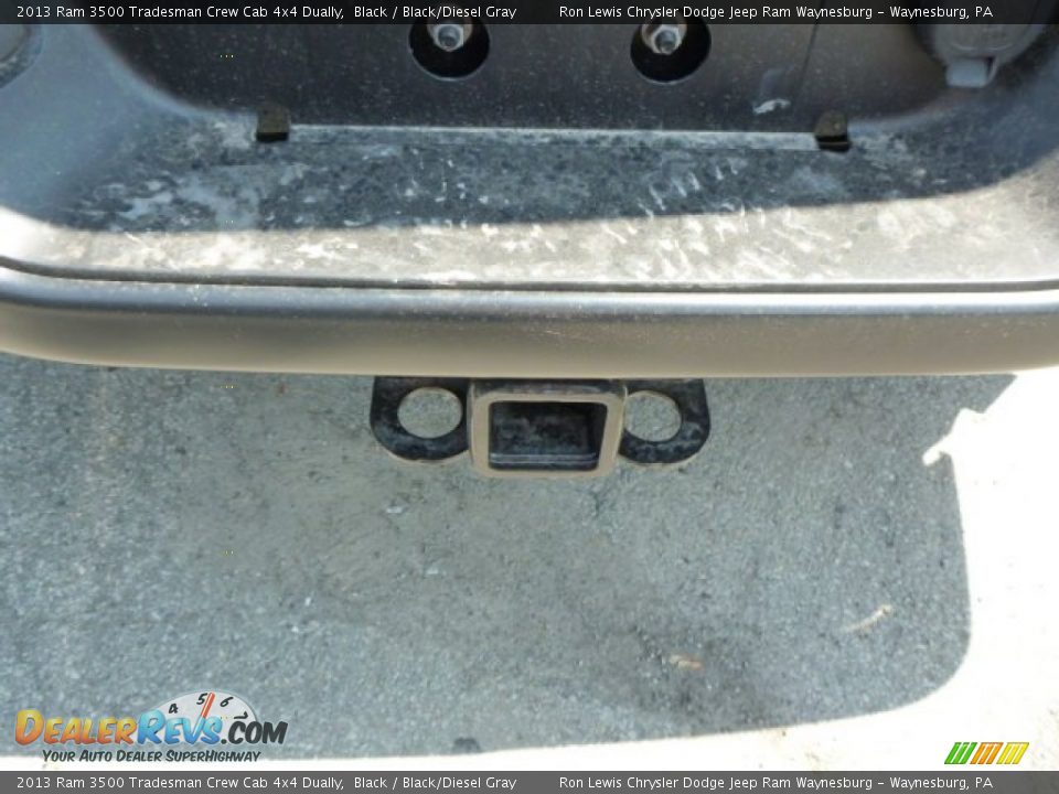 2013 Ram 3500 Tradesman Crew Cab 4x4 Dually Black / Black/Diesel Gray Photo #3