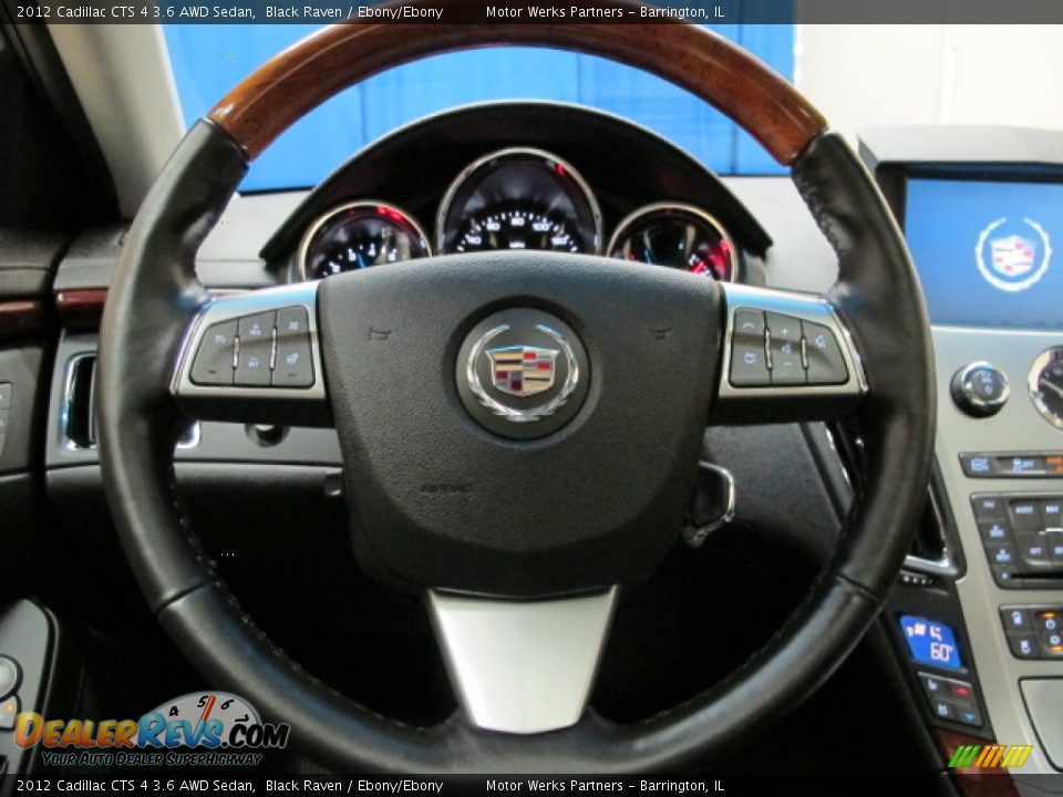 2012 Cadillac CTS 4 3.6 AWD Sedan Black Raven / Ebony/Ebony Photo #32