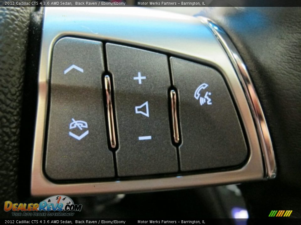 2012 Cadillac CTS 4 3.6 AWD Sedan Black Raven / Ebony/Ebony Photo #33