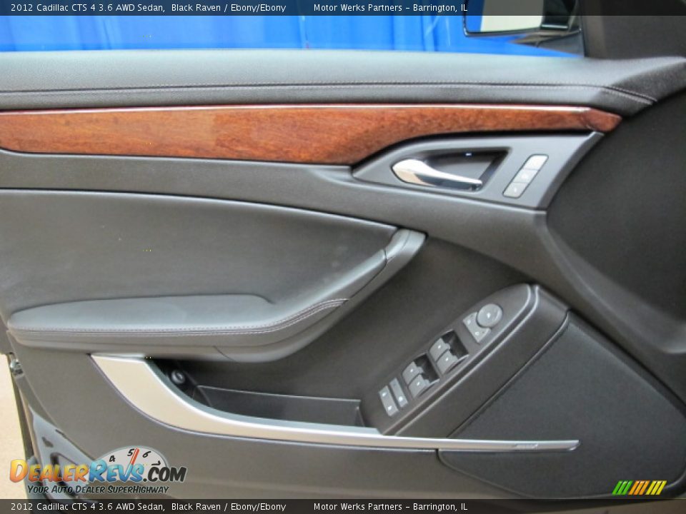 2012 Cadillac CTS 4 3.6 AWD Sedan Black Raven / Ebony/Ebony Photo #36
