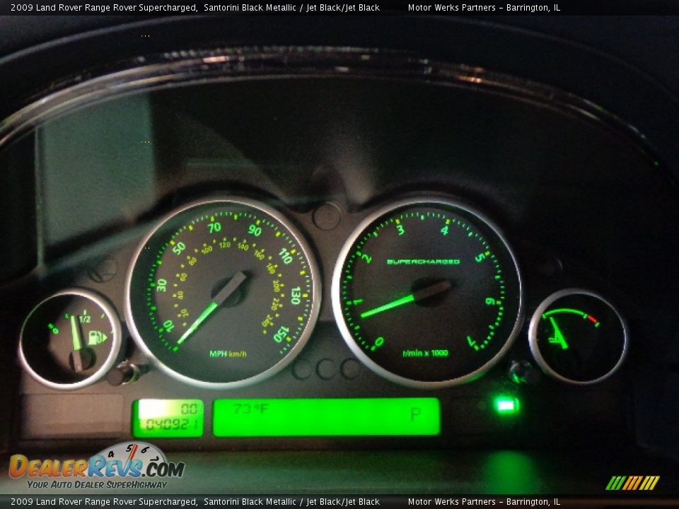 2009 Land Rover Range Rover Supercharged Gauges Photo #26