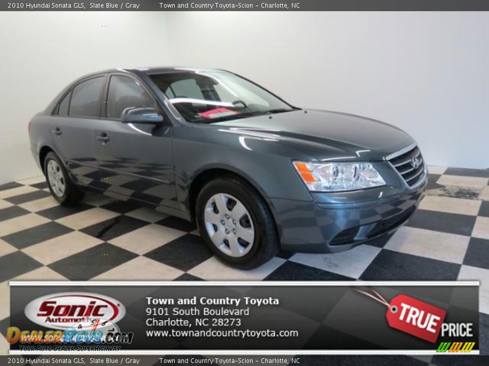 2010 Hyundai Sonata GLS Slate Blue / Gray Photo #1