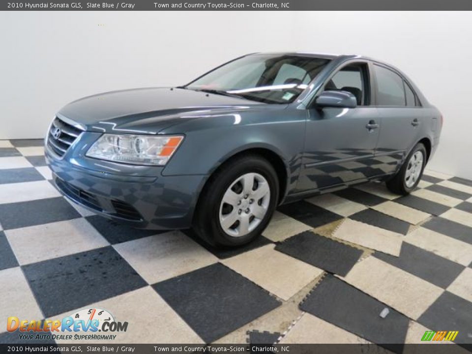 2010 Hyundai Sonata GLS Slate Blue / Gray Photo #3