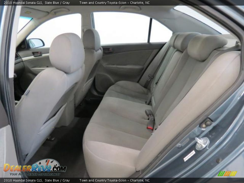 Rear Seat of 2010 Hyundai Sonata GLS Photo #6