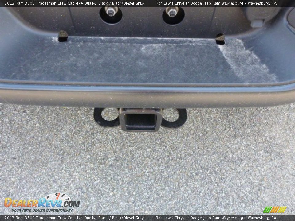 2013 Ram 3500 Tradesman Crew Cab 4x4 Dually Black / Black/Diesel Gray Photo #5