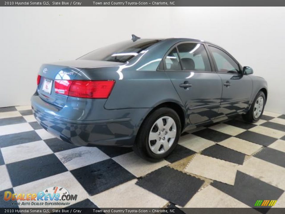 2010 Hyundai Sonata GLS Slate Blue / Gray Photo #27
