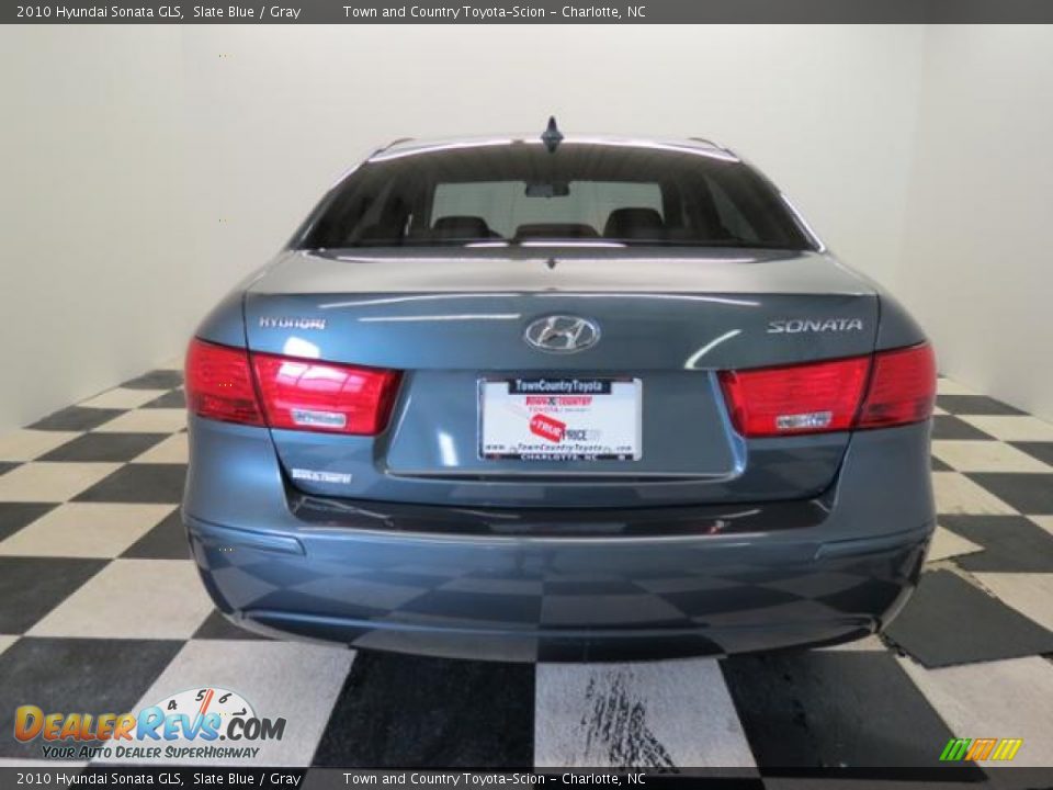 2010 Hyundai Sonata GLS Slate Blue / Gray Photo #28