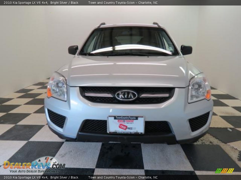 2010 Kia Sportage LX V6 4x4 Bright Silver / Black Photo #2