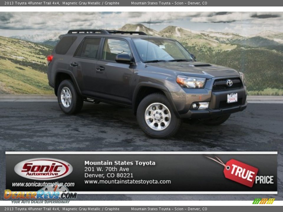 2013 Toyota 4Runner Trail 4x4 Magnetic Gray Metallic / Graphite Photo #1