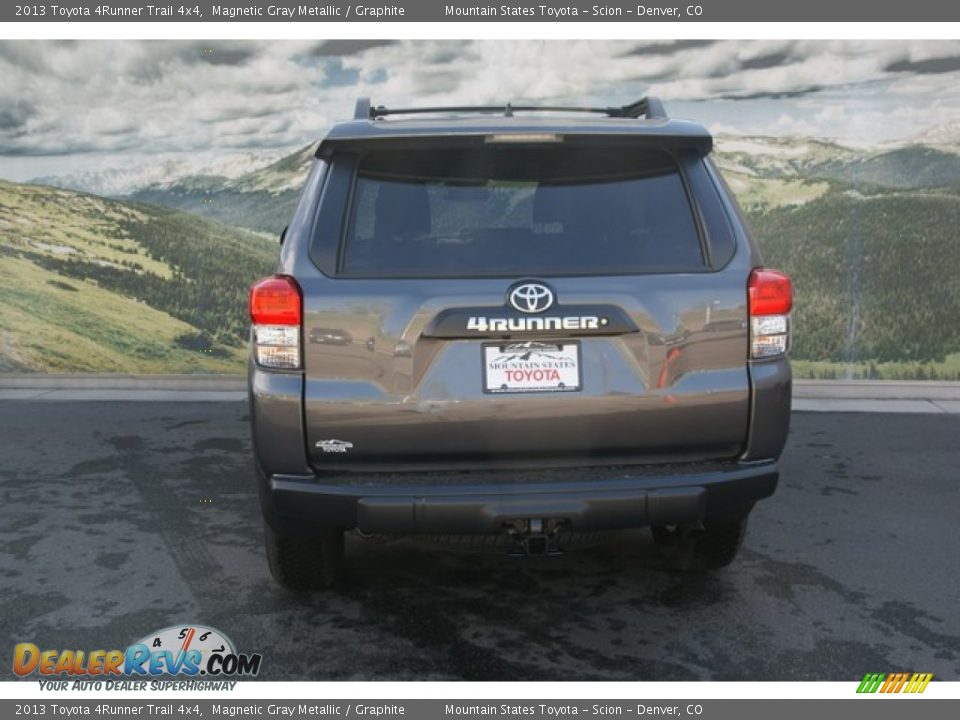 2013 Toyota 4Runner Trail 4x4 Magnetic Gray Metallic / Graphite Photo #4
