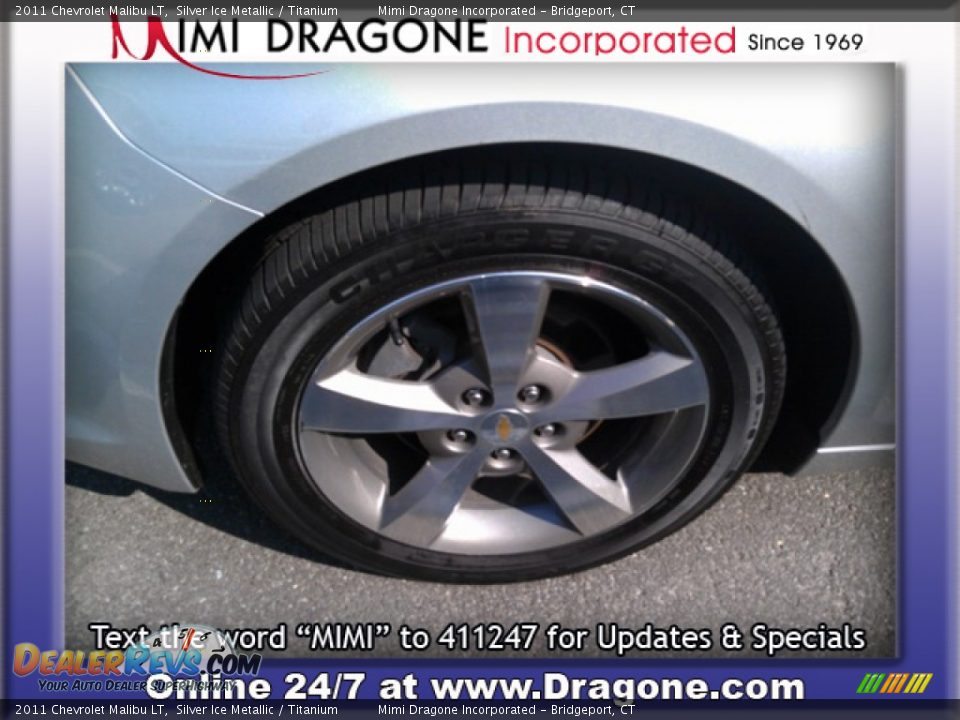 2011 Chevrolet Malibu LT Silver Ice Metallic / Titanium Photo #4