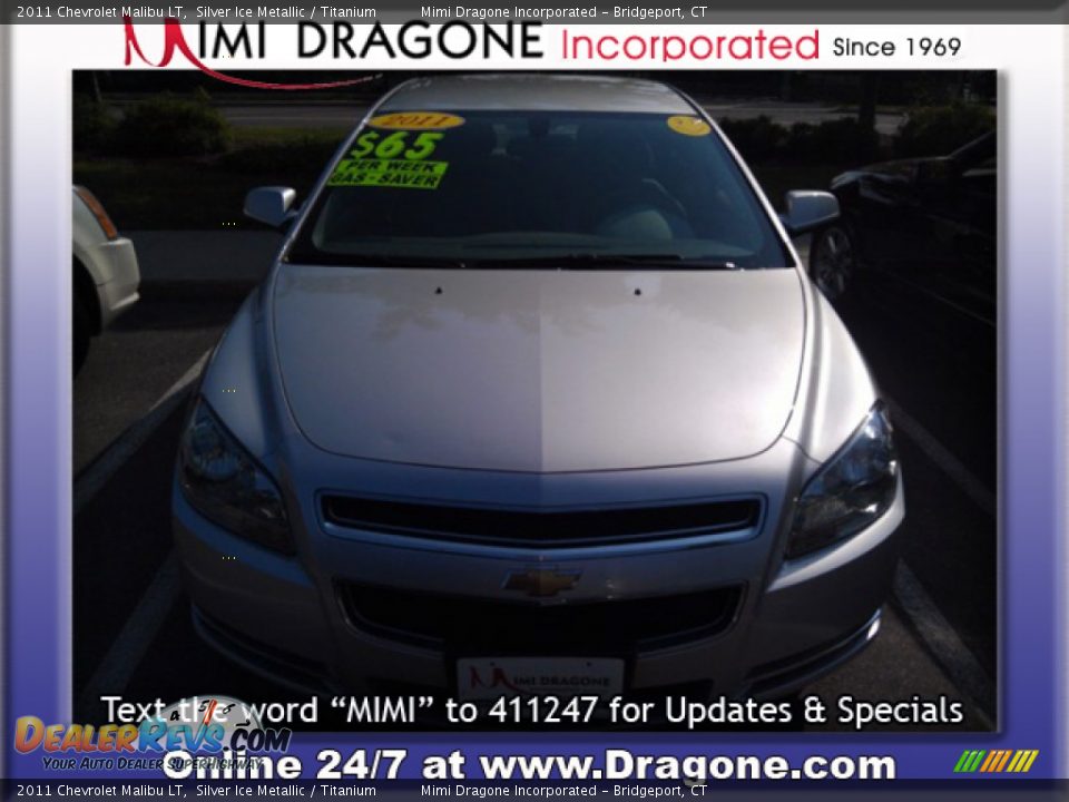 2011 Chevrolet Malibu LT Silver Ice Metallic / Titanium Photo #5