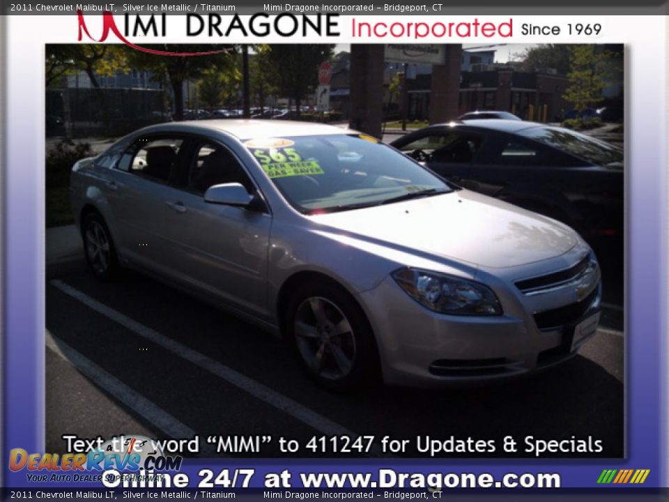 2011 Chevrolet Malibu LT Silver Ice Metallic / Titanium Photo #6