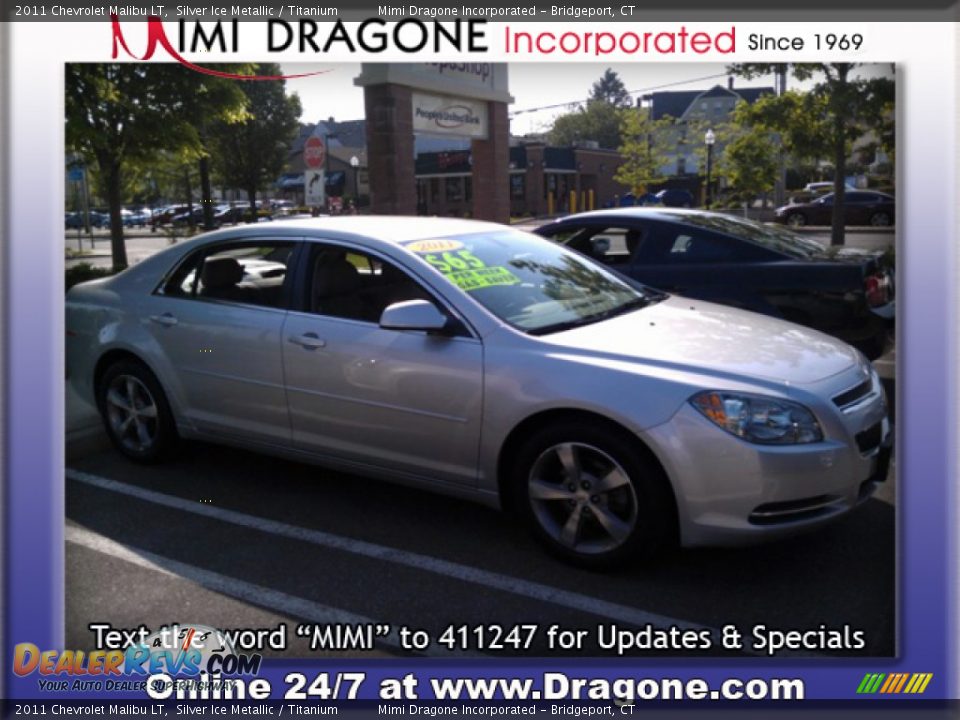 2011 Chevrolet Malibu LT Silver Ice Metallic / Titanium Photo #7