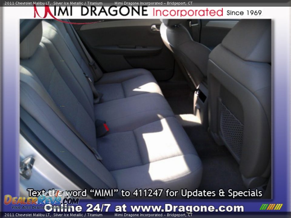 2011 Chevrolet Malibu LT Silver Ice Metallic / Titanium Photo #9