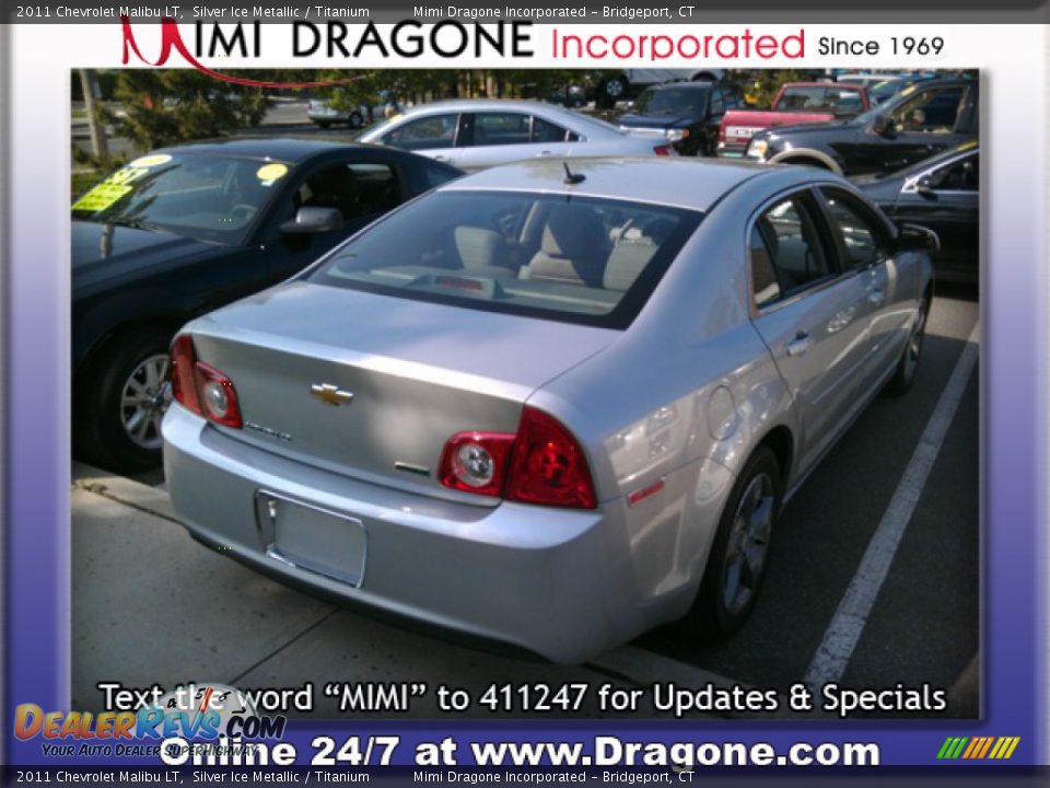 2011 Chevrolet Malibu LT Silver Ice Metallic / Titanium Photo #10