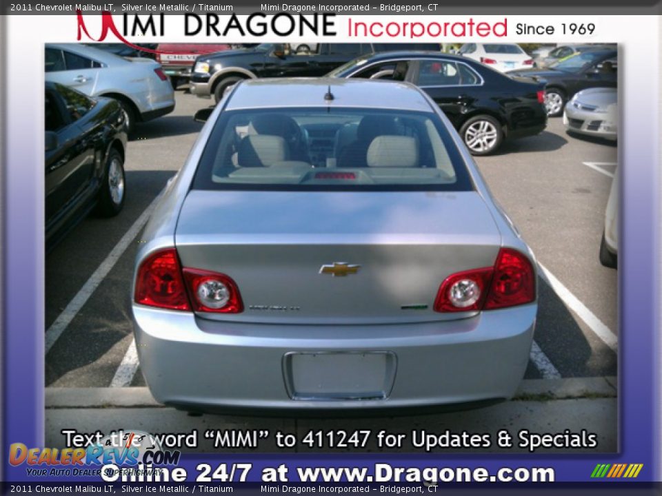 2011 Chevrolet Malibu LT Silver Ice Metallic / Titanium Photo #11
