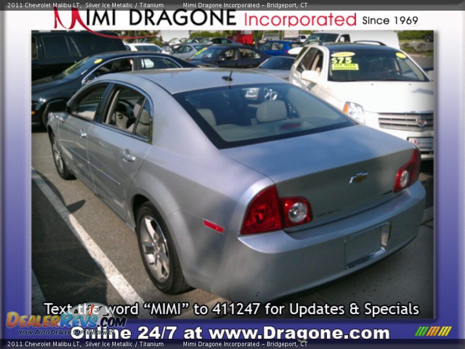 2011 Chevrolet Malibu LT Silver Ice Metallic / Titanium Photo #12