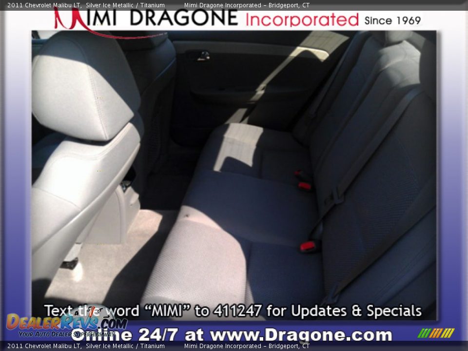 2011 Chevrolet Malibu LT Silver Ice Metallic / Titanium Photo #14