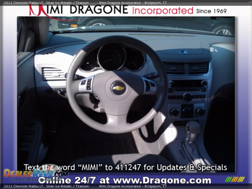 2011 Chevrolet Malibu LT Silver Ice Metallic / Titanium Photo #15