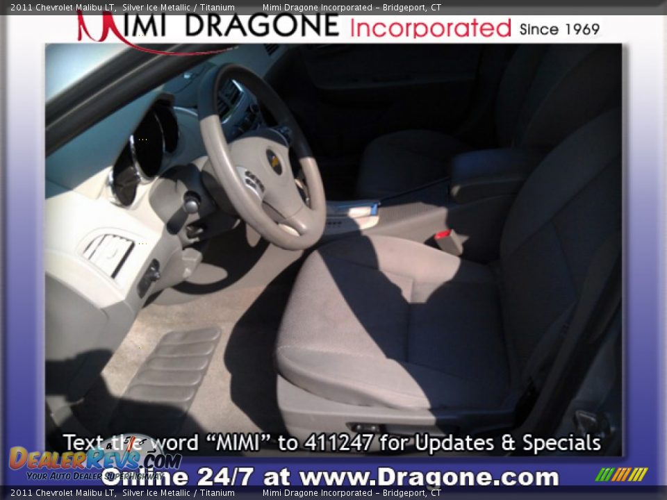 2011 Chevrolet Malibu LT Silver Ice Metallic / Titanium Photo #16