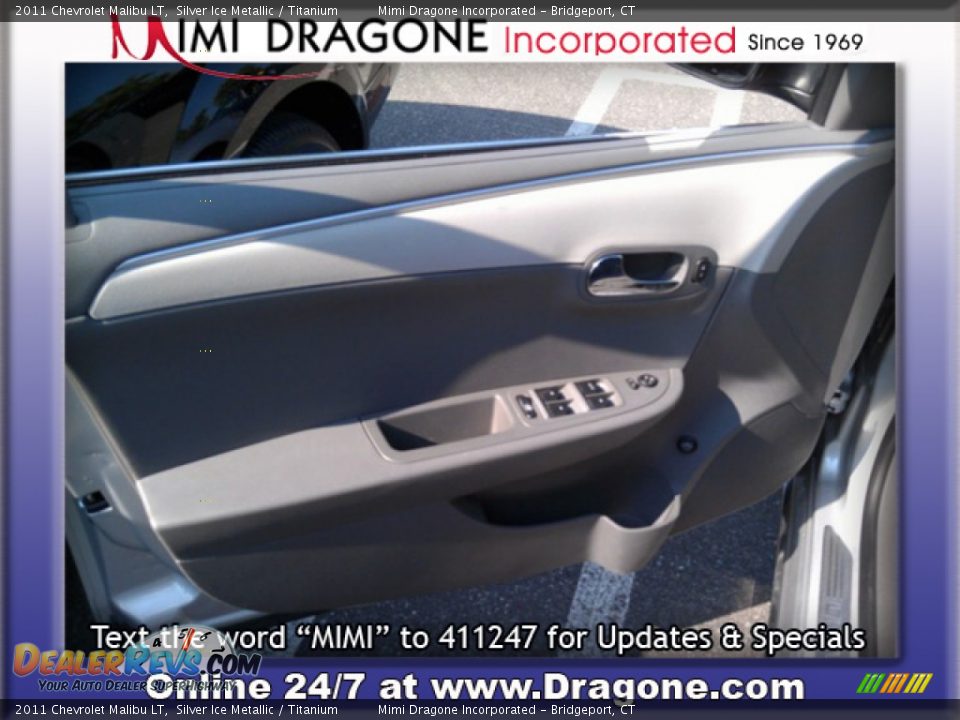 2011 Chevrolet Malibu LT Silver Ice Metallic / Titanium Photo #17