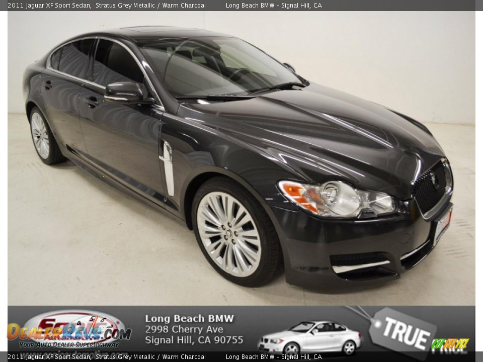 2011 Jaguar XF Sport Sedan Stratus Grey Metallic / Warm Charcoal Photo #1