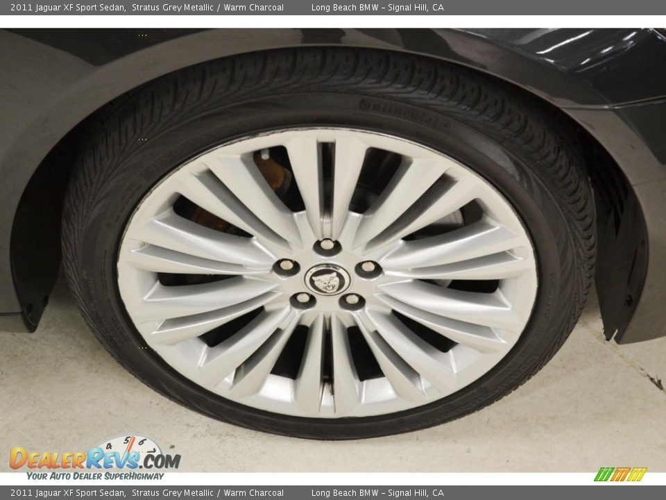 2011 Jaguar XF Sport Sedan Stratus Grey Metallic / Warm Charcoal Photo #3