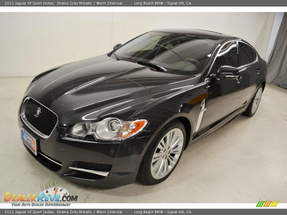 2011 Jaguar XF Sport Sedan Stratus Grey Metallic / Warm Charcoal Photo #5