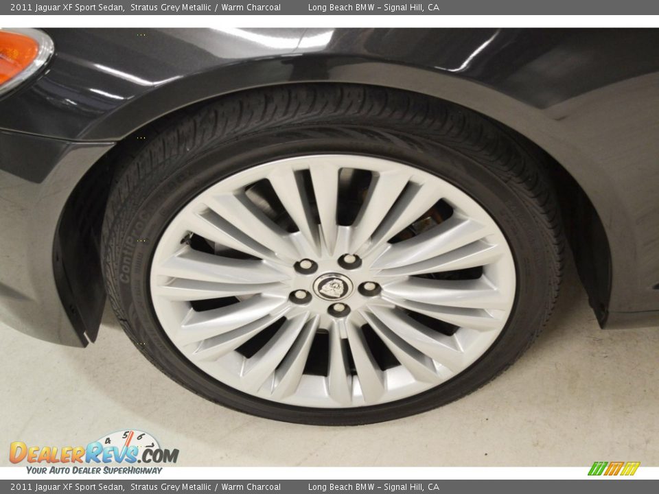2011 Jaguar XF Sport Sedan Stratus Grey Metallic / Warm Charcoal Photo #7