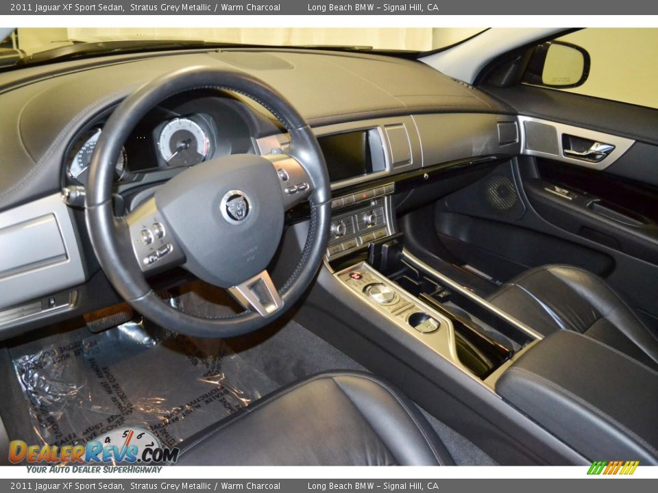 2011 Jaguar XF Sport Sedan Stratus Grey Metallic / Warm Charcoal Photo #9